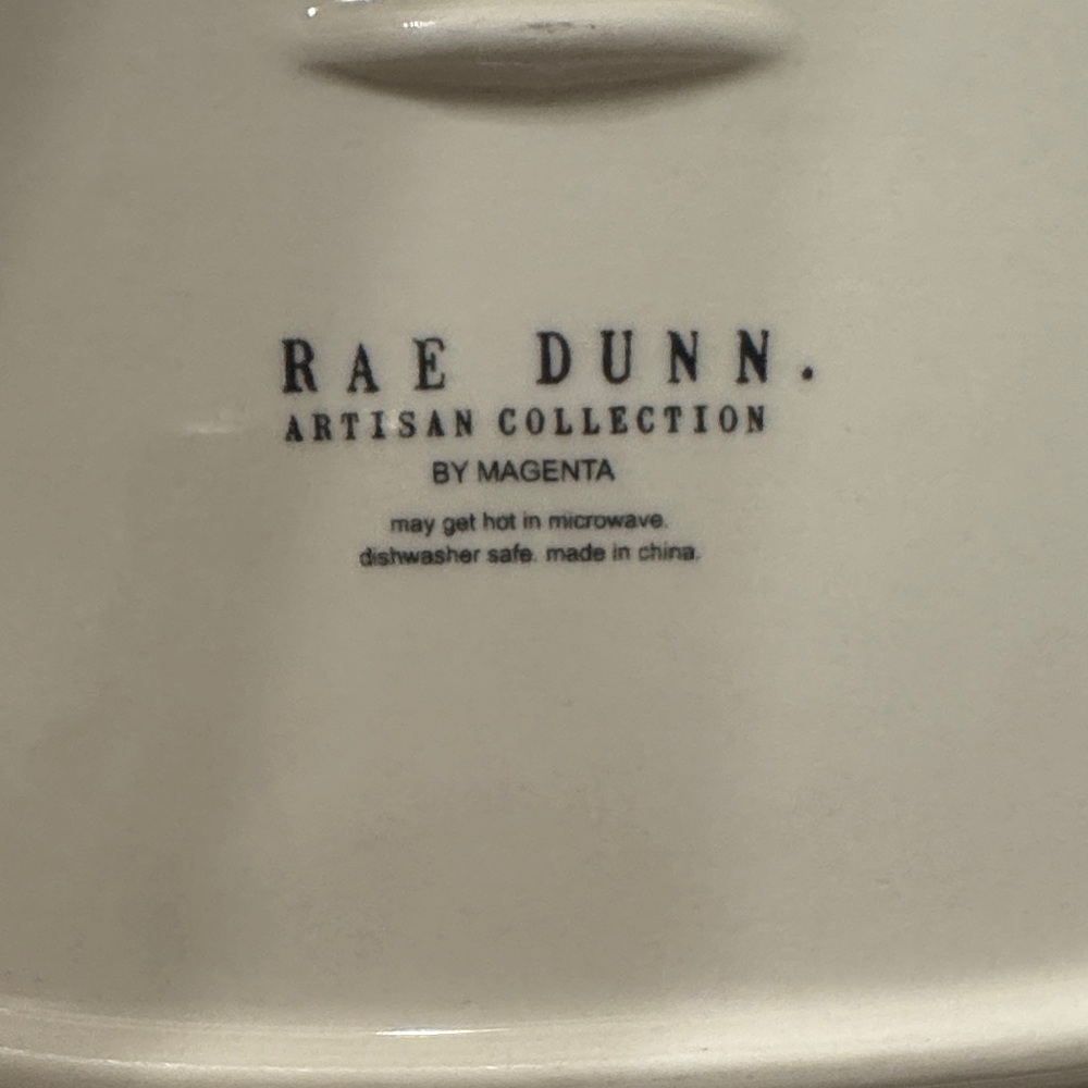 Rae Dunn Artisan Collection Plate by Magenta - Picture 2 of 2